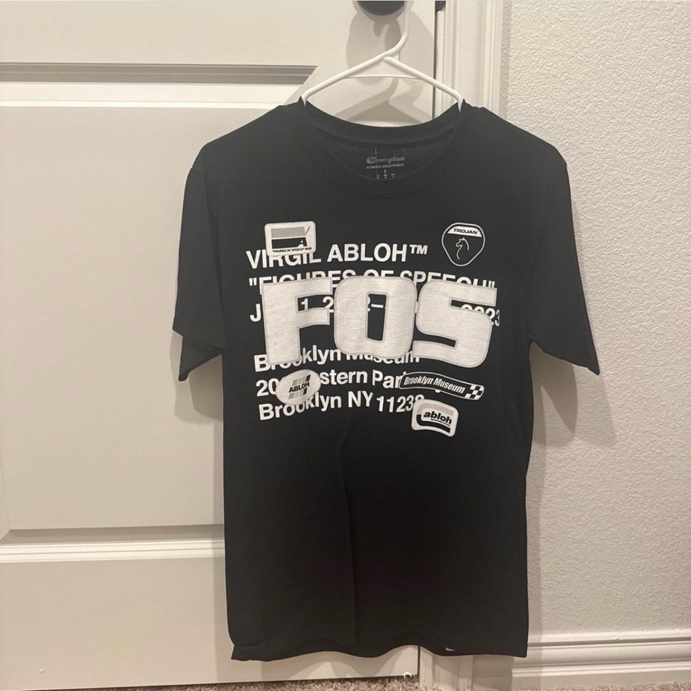 Virgil Abloh Brooklyn Museum FOS Abloh T-shitt